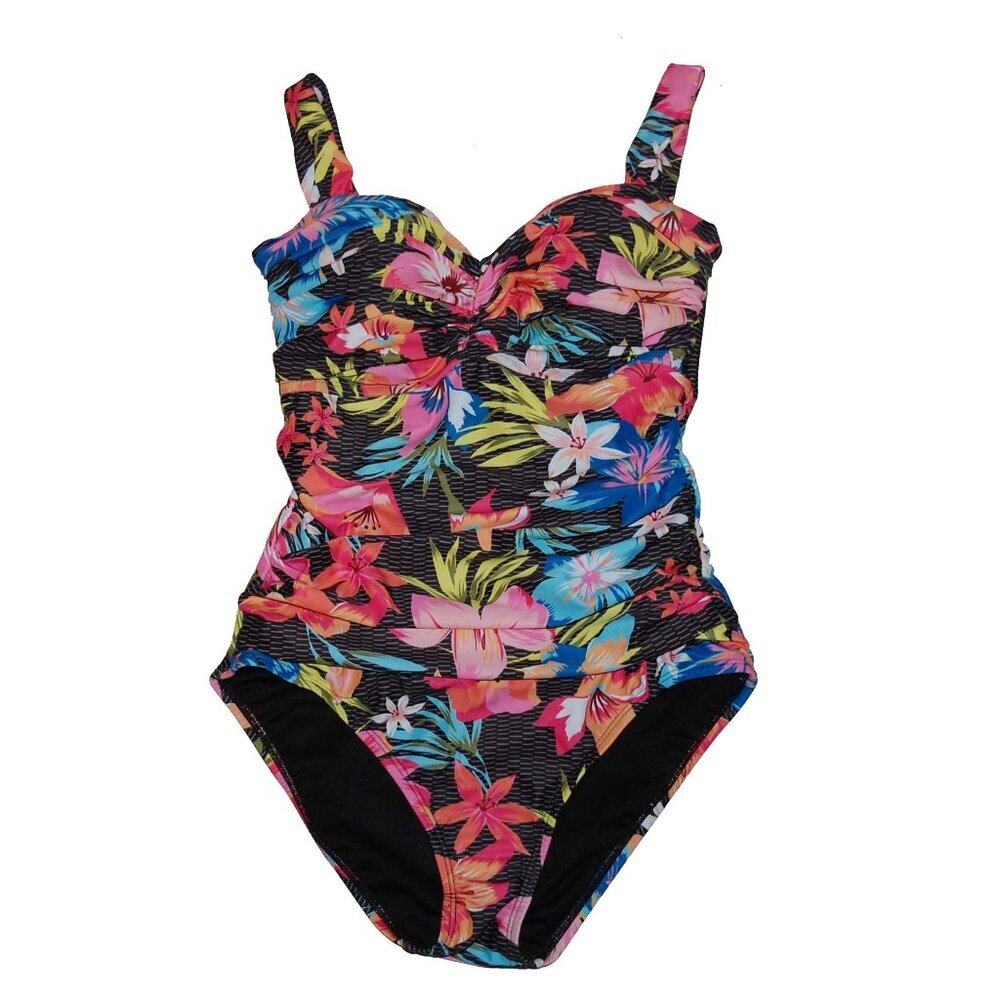 NWT Bleu Rod Beattie Sweet Escape Bandeau One Piece Swimsuit 6